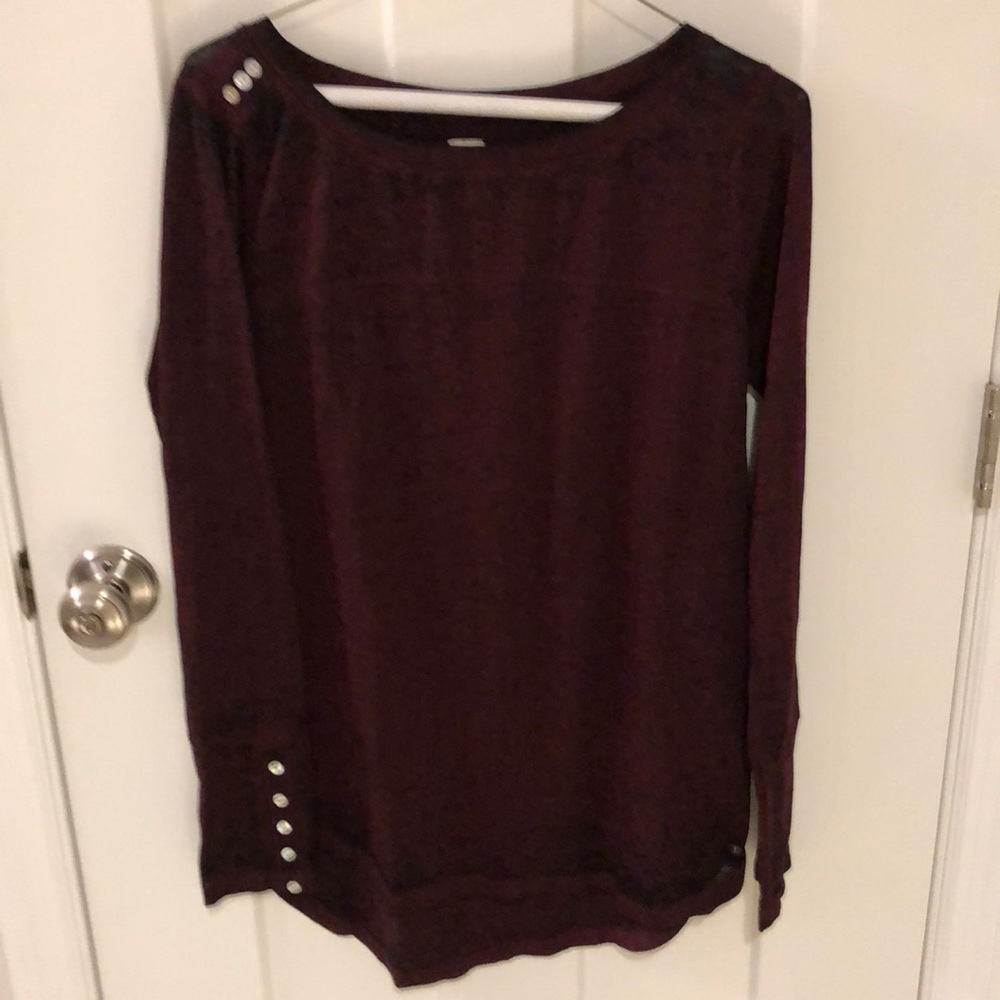 Jag Small Tunic in burgundy